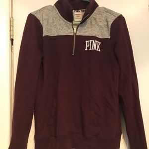 PINK quarter zip