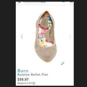 Born Taupe ballet flats