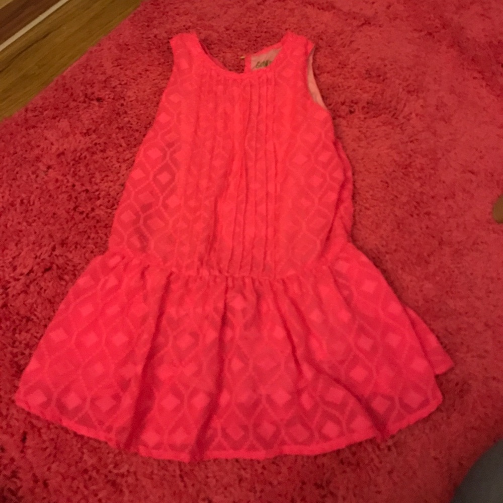 Hot pink dress