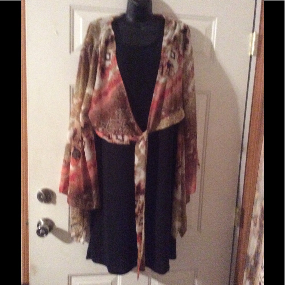 Dress with bolero jacket