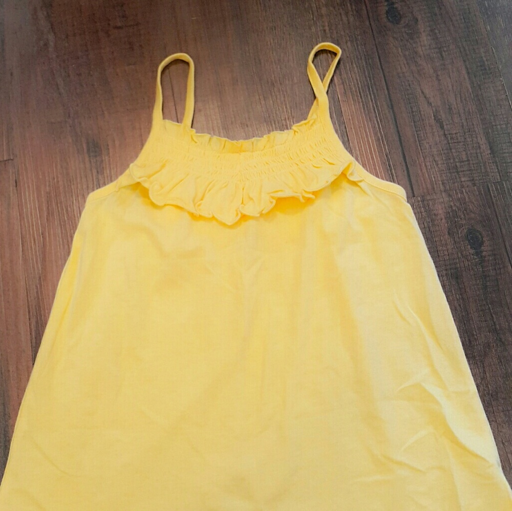 Spaghetti Strap Girls Ruffle Tank