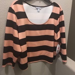 Ashley Tipton Scuba Crop Top
