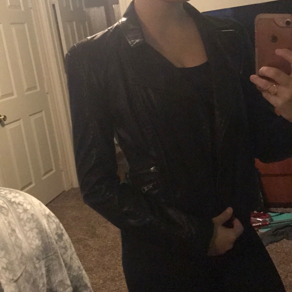 Leather jacket