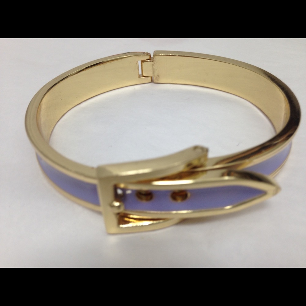 Belt Lavender and gold Bracelet