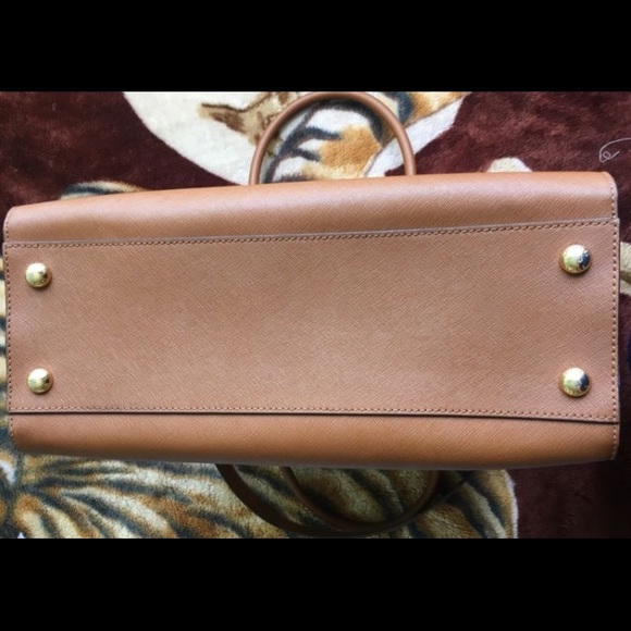 Michael Kors Hamilton Moderne Large Leather Satchel  Michael Kors Hamilton Large