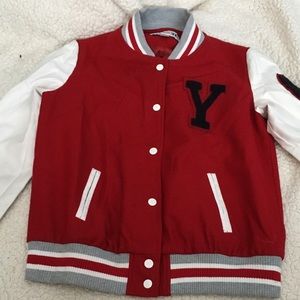 Letterman style jacket