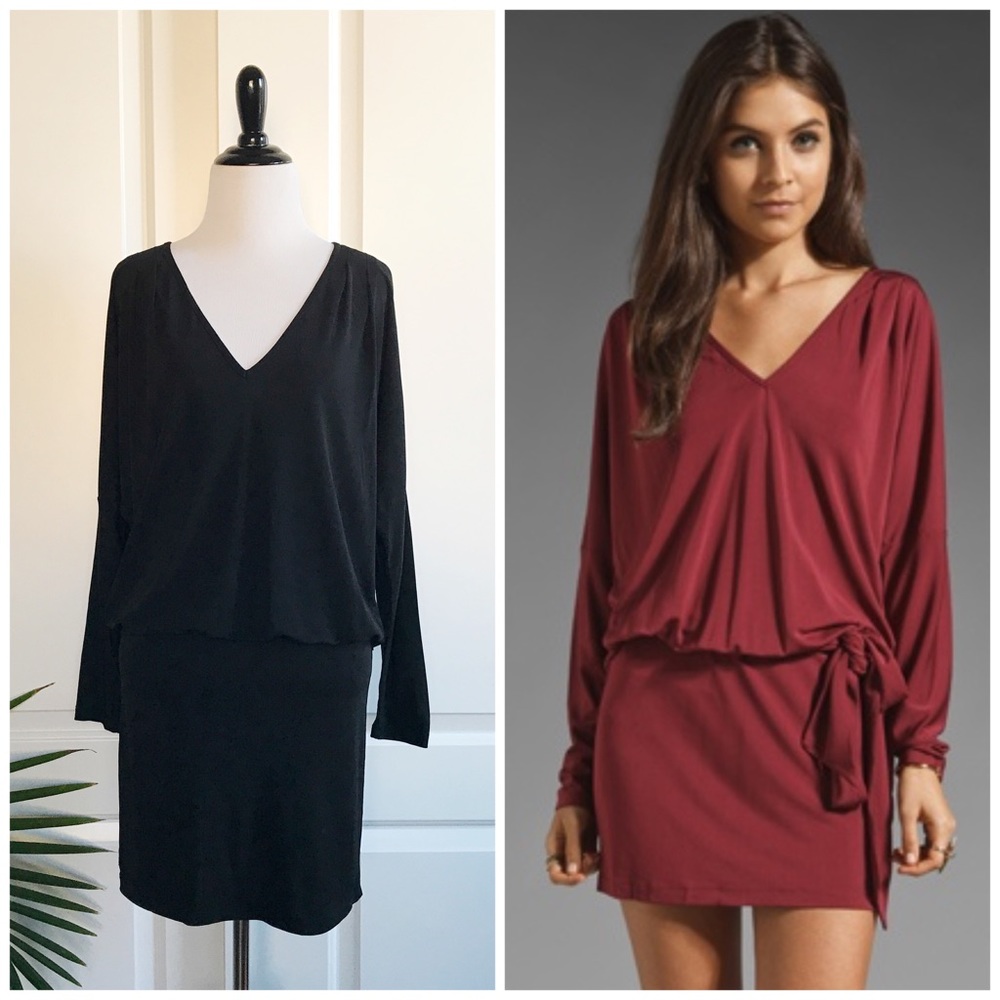 Haute Hippie Dolman Sleeve Mini Dress