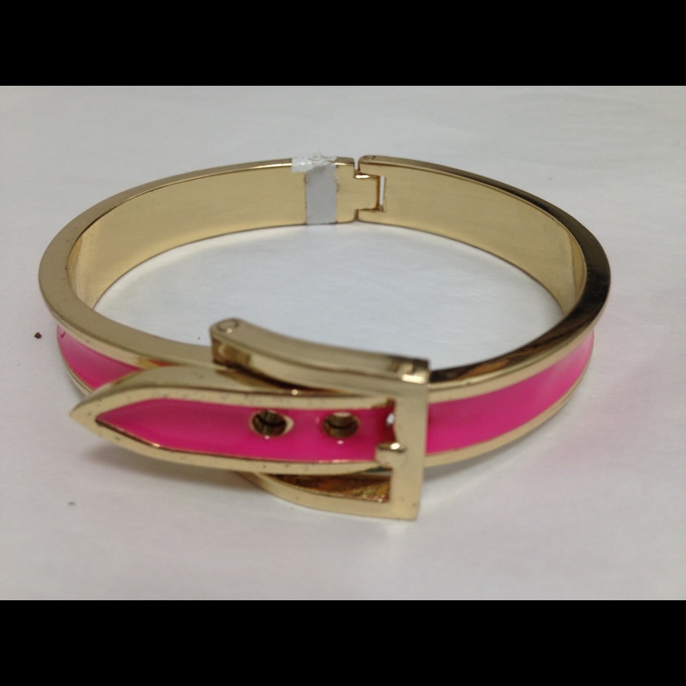 Belt Bright Pink and gold Bracelet