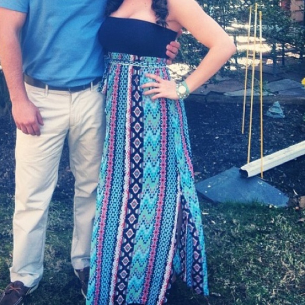 Strapless Maxi Dress