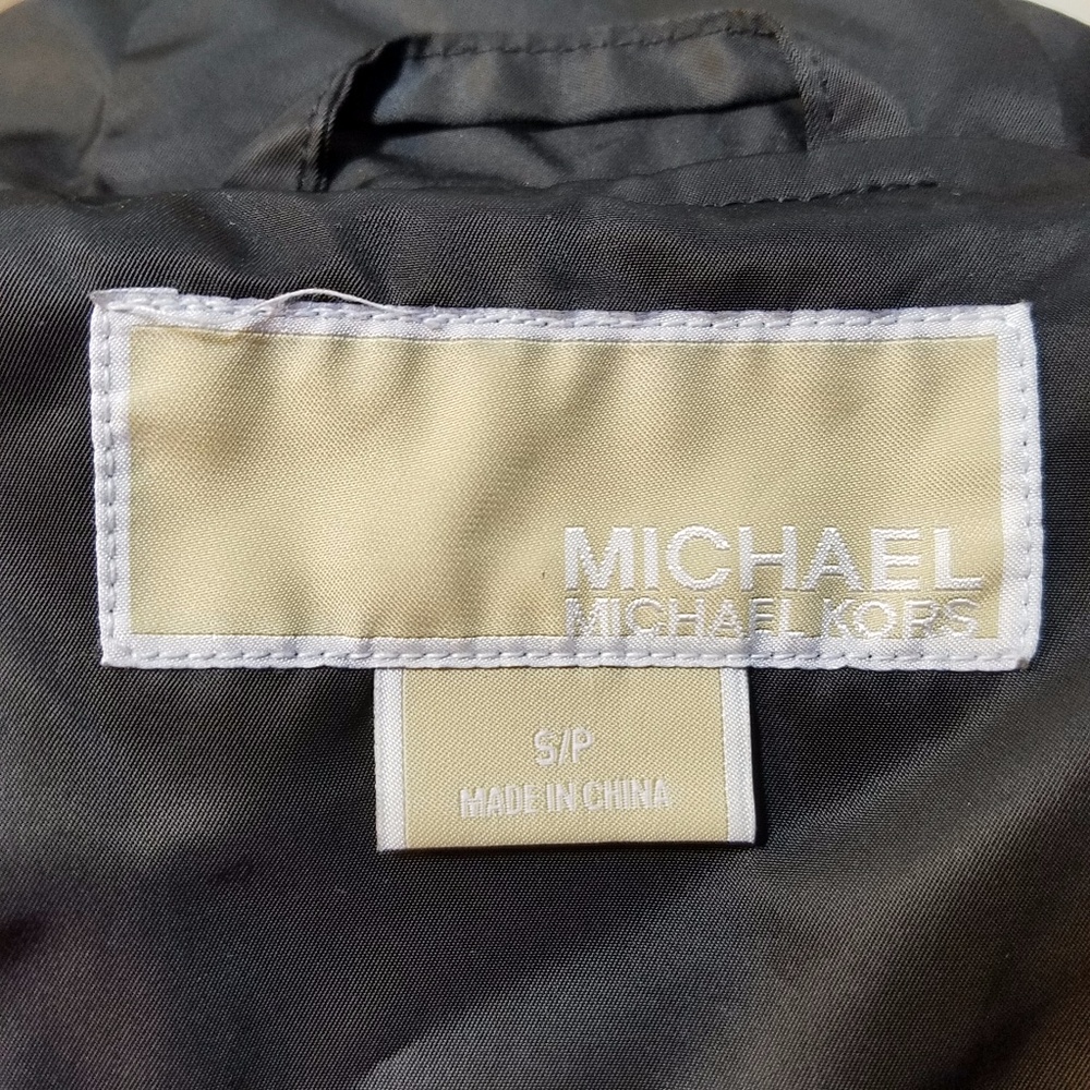 MICHAEL Michael Kors Black Zippered Windbreaker - Picture 7 of 8