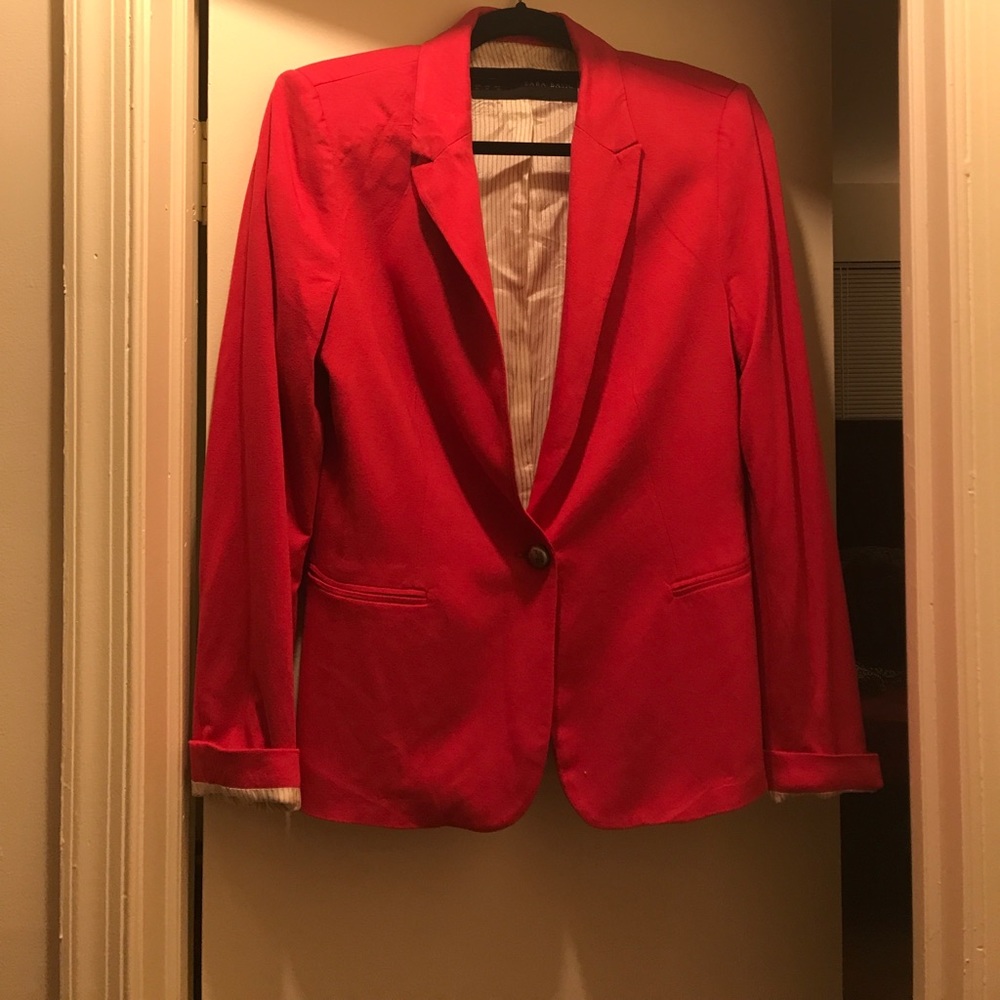 Hot pink blazer