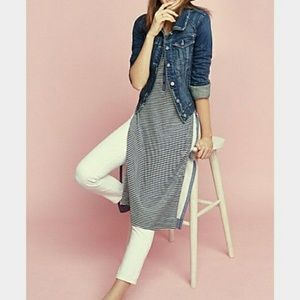 Anthropologie Split Henley Tunic