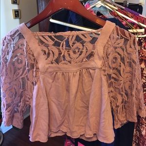 Mauve free people top