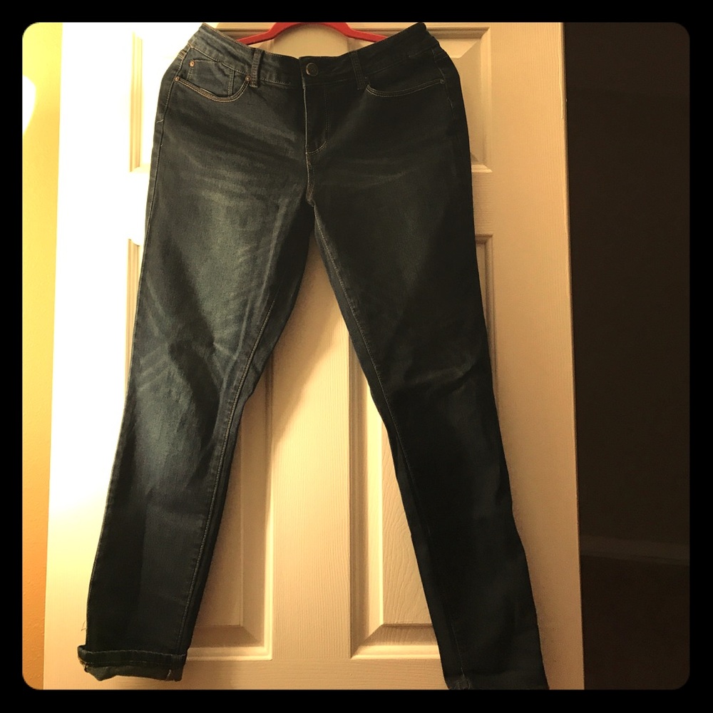 Indigo Rein dark denim juniors jeans