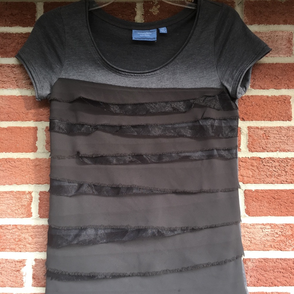 Simply Vera VERA WANG Top sz XS - Picture 2 of 5