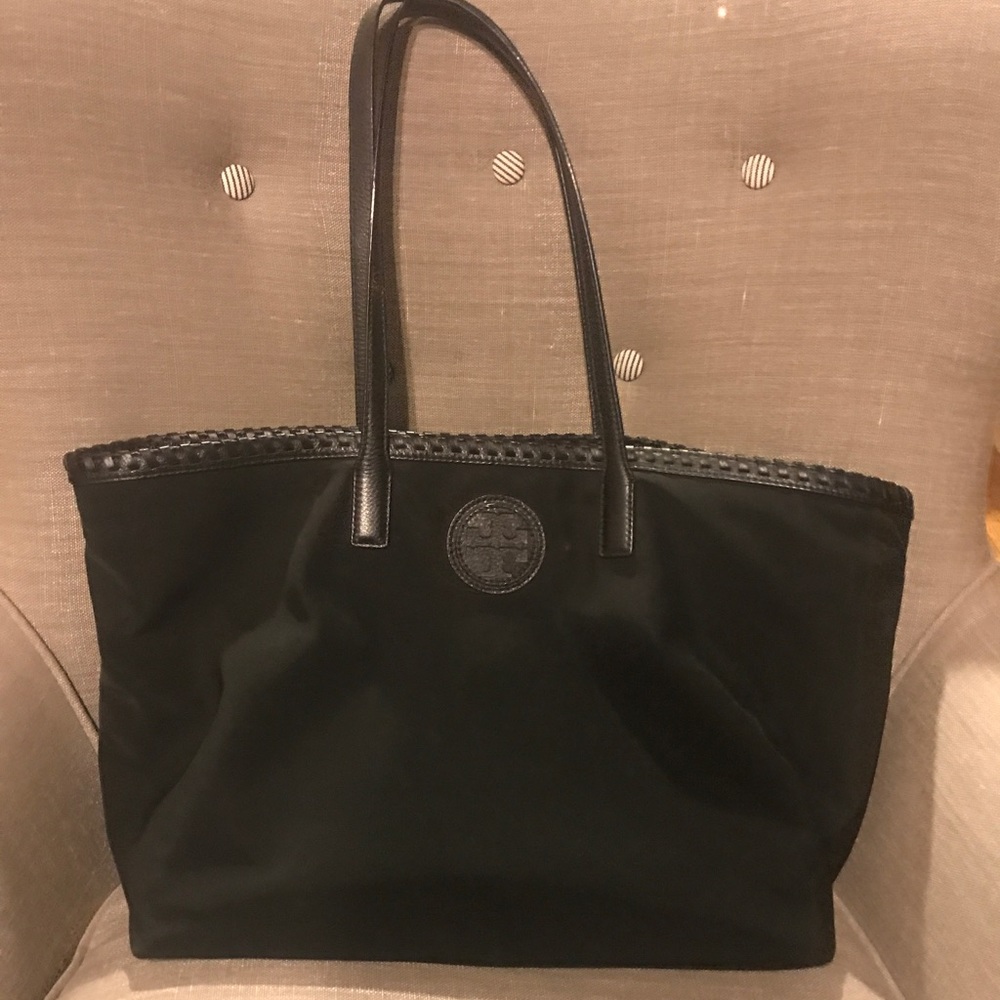 Tory burch black tote