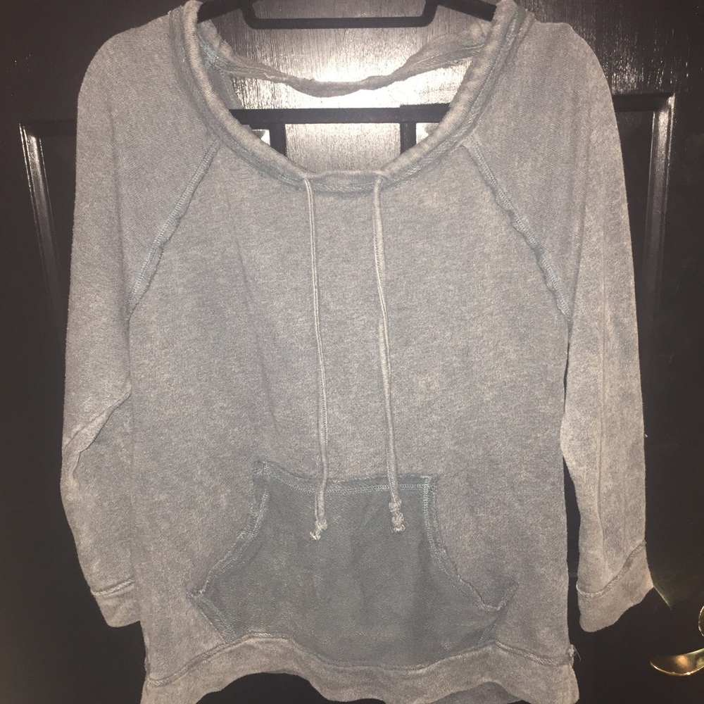 Free People Distressed Sweatshirt