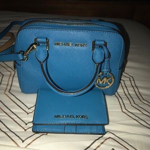 Michael Kors small purse and matching wallet