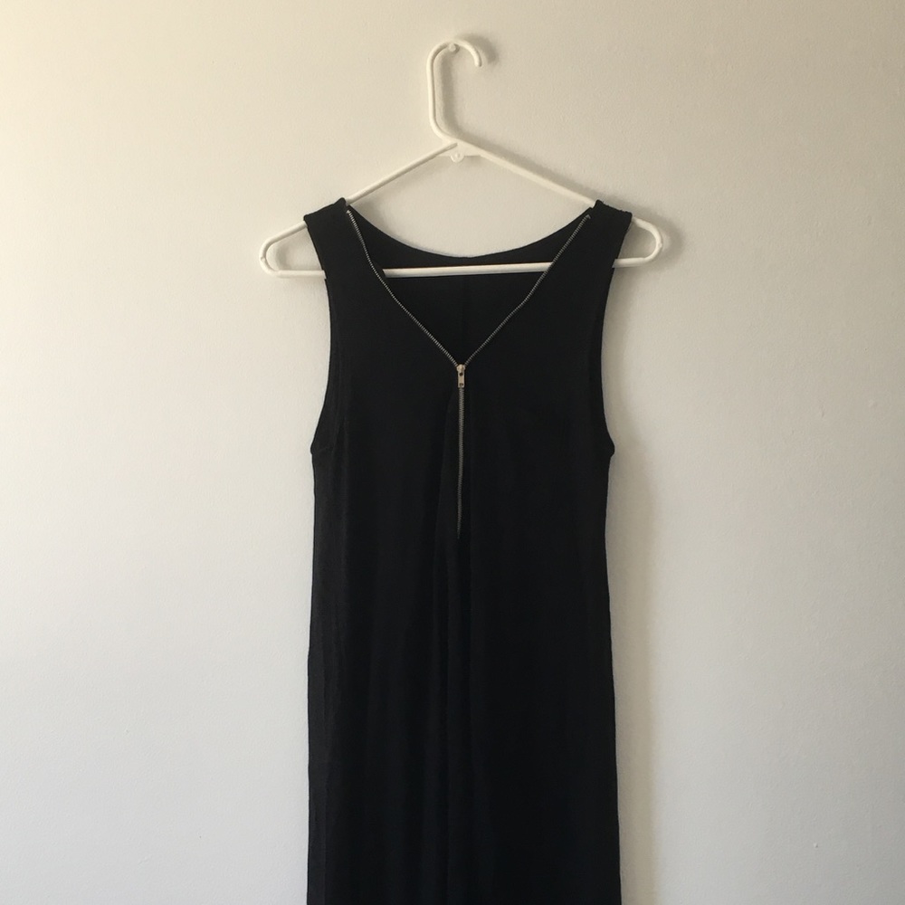 Black Zip Dress