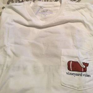 Vineyard Vines Long Sleeve Football tee