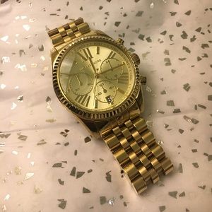 Gold Michael Kors watch