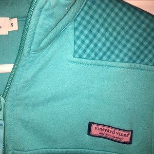 Turquoise Gingham Vineyard Vines Shep Shirt