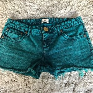 Free People Jean shorts