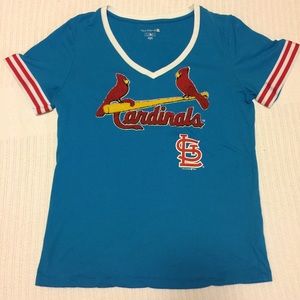 St. Louis Cardinals light blue shirt