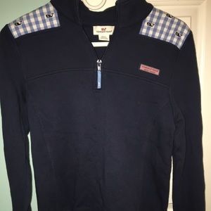 Vineyard Vines Navy Gingham Shep Shirt