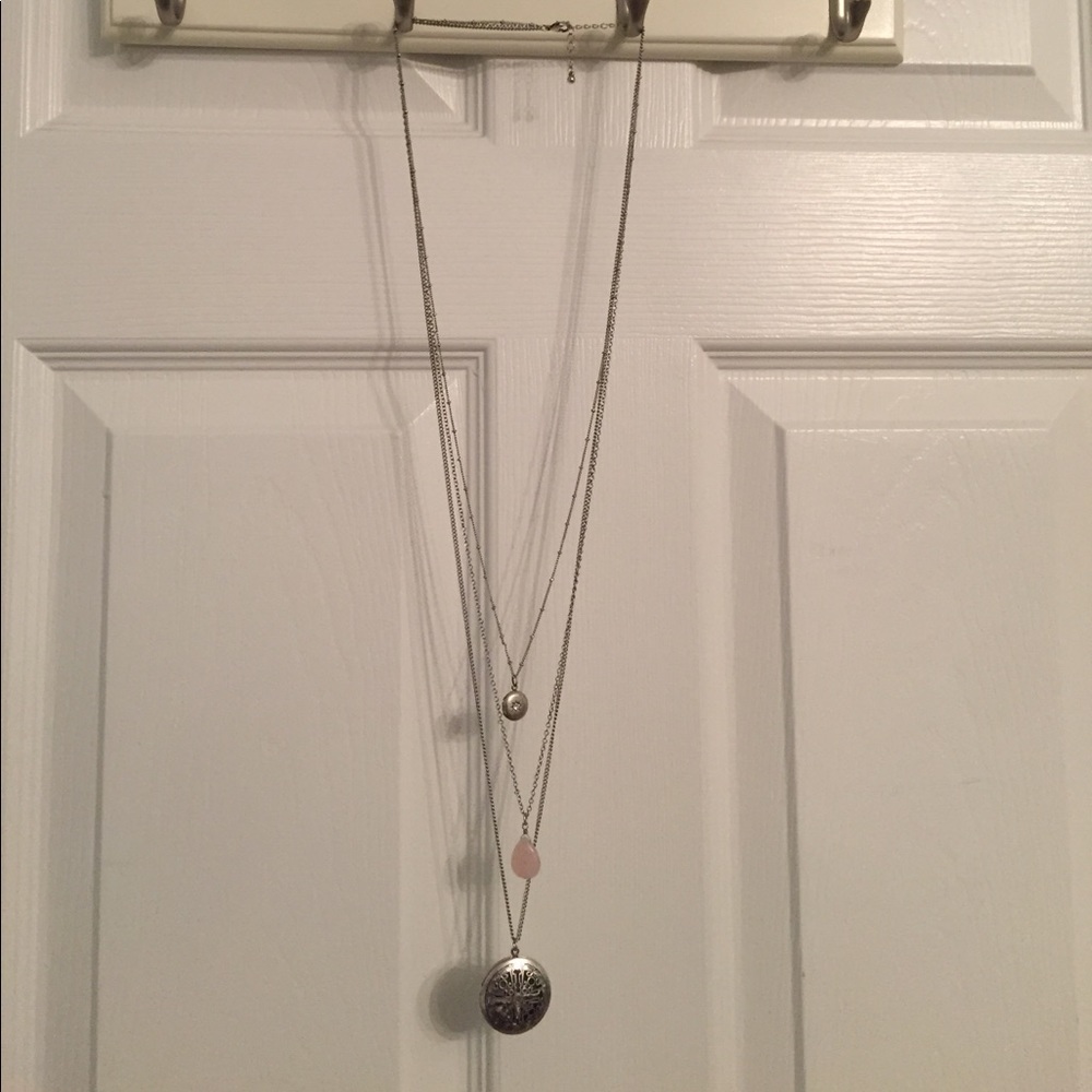 Layered Silver Necklace