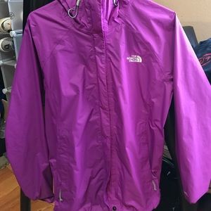 Purple north face wing breaker size large SOLD