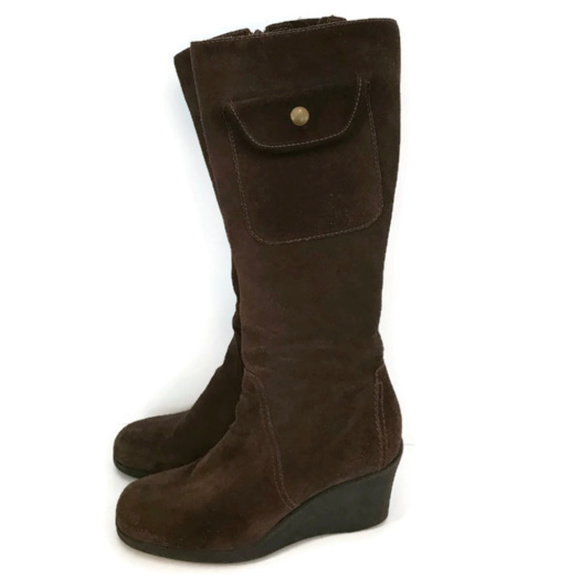 *SOLD*. Aerosoles Wedge Boots - Picture 6 of 8