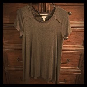 NWT Nursing Jessica Simpson top- gray, size small