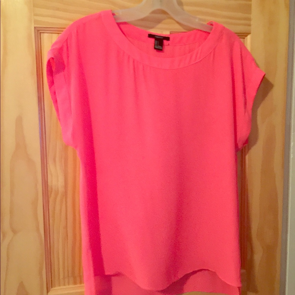 Forever 21 hot pink blouse