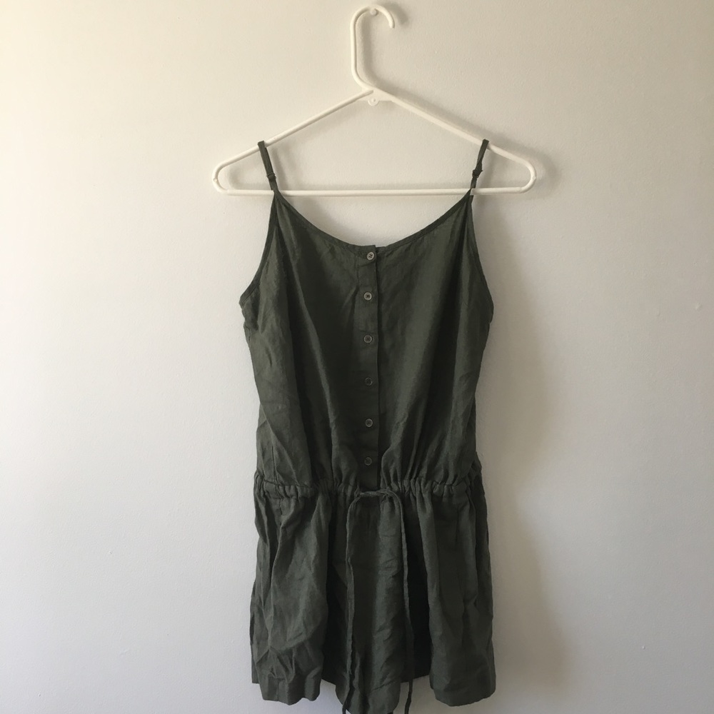 Army Green Romper