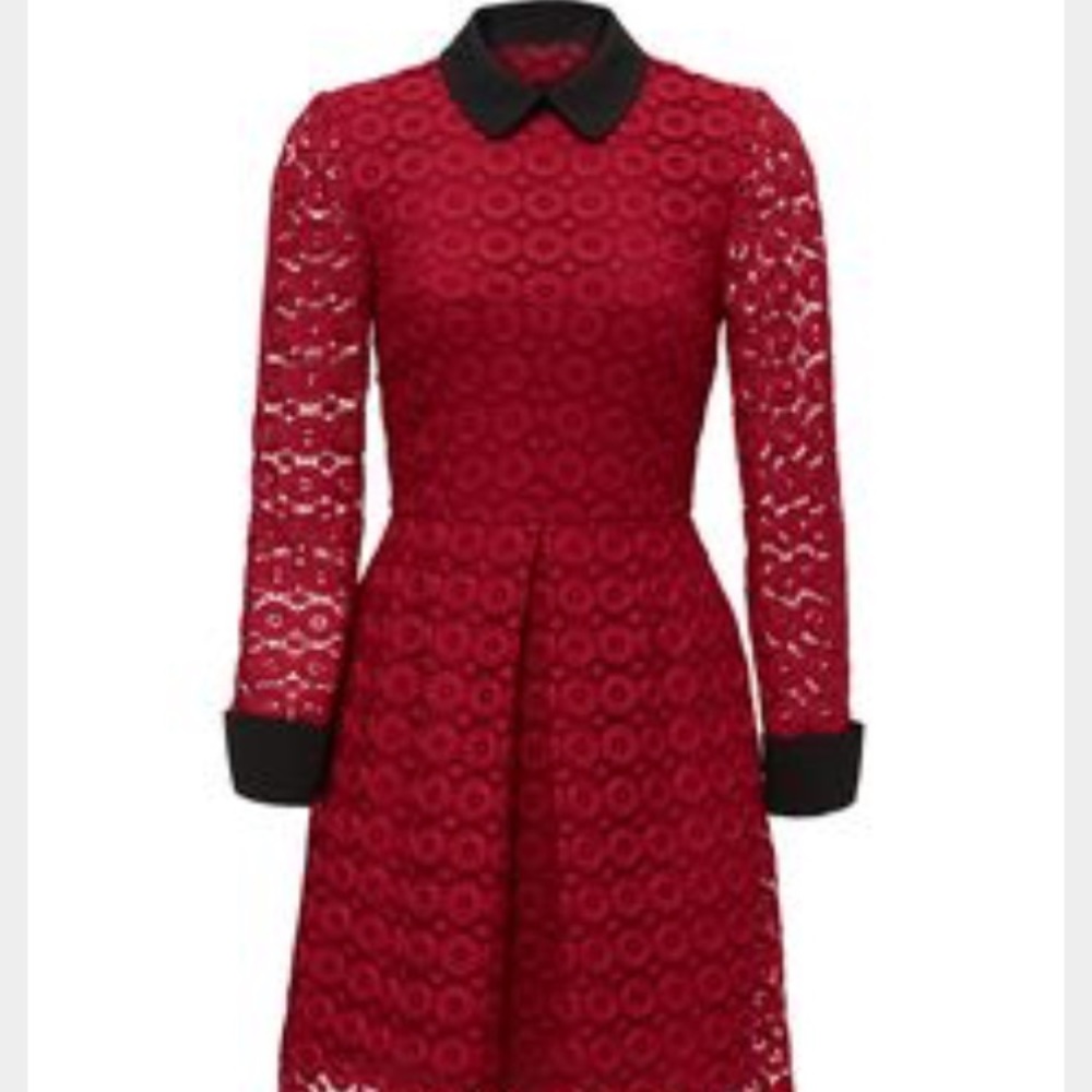 Jill Jill Stuart Peter Pan collar Lace dress 0