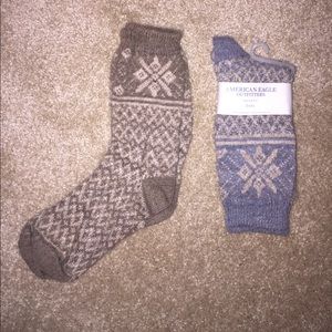 American Eagle argyle socks
