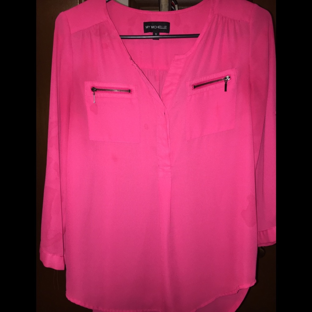 Super cute hot pink blouse