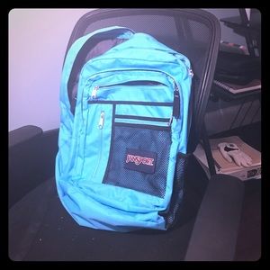 Teal JanSport School Backpack