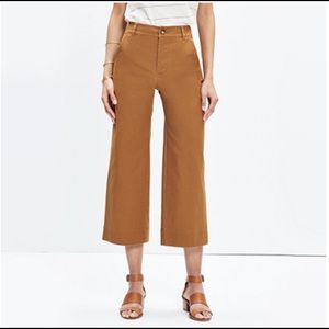 Madewell Langford Wide Leg Crop in Classic Desert