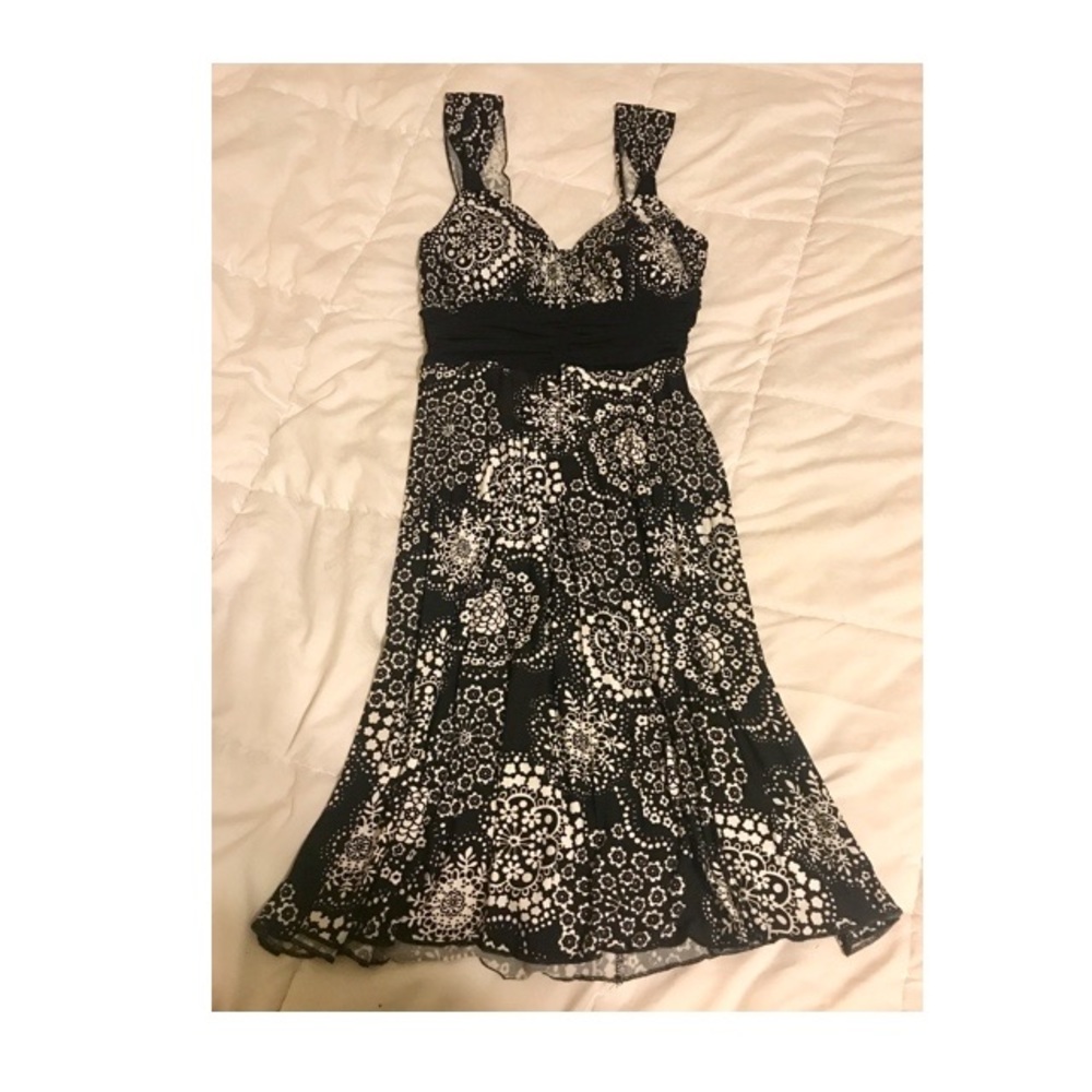 Black and white dress