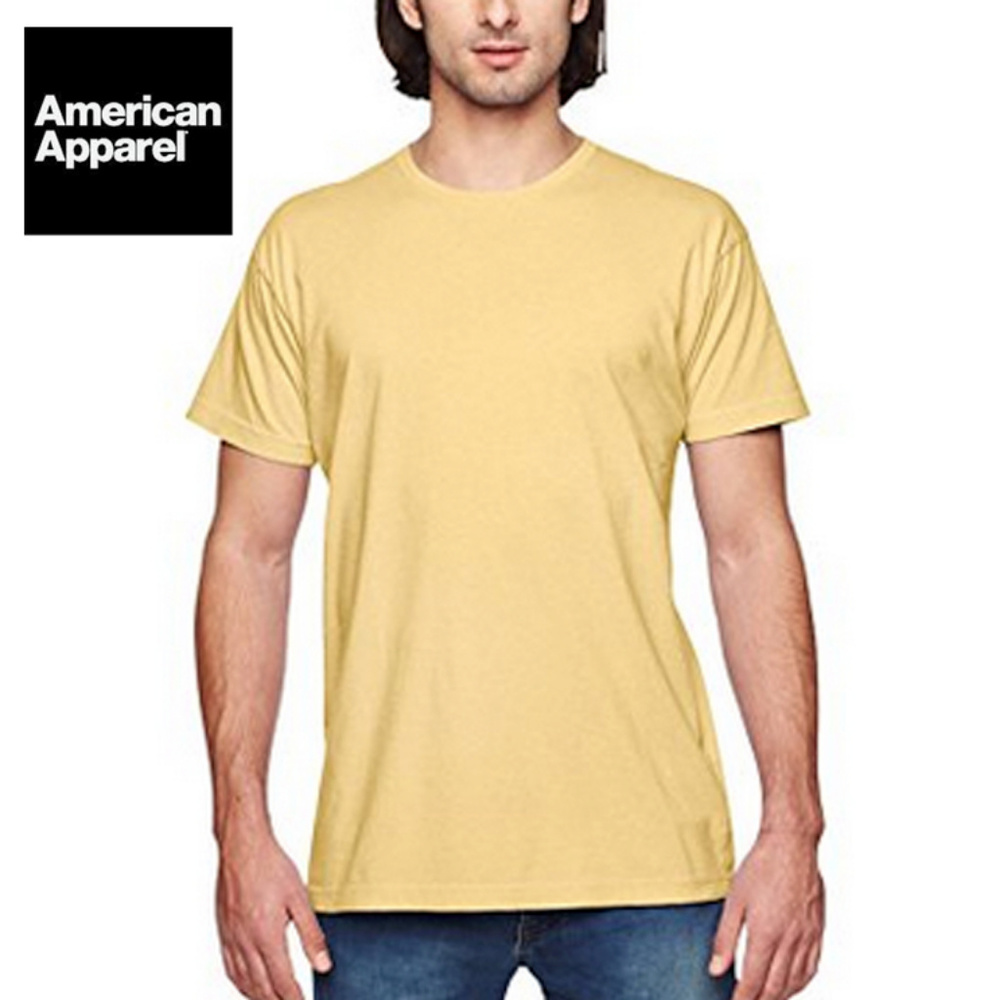 AMERICAN APPAREL Blank Short Sleeve Crew Neck Tee