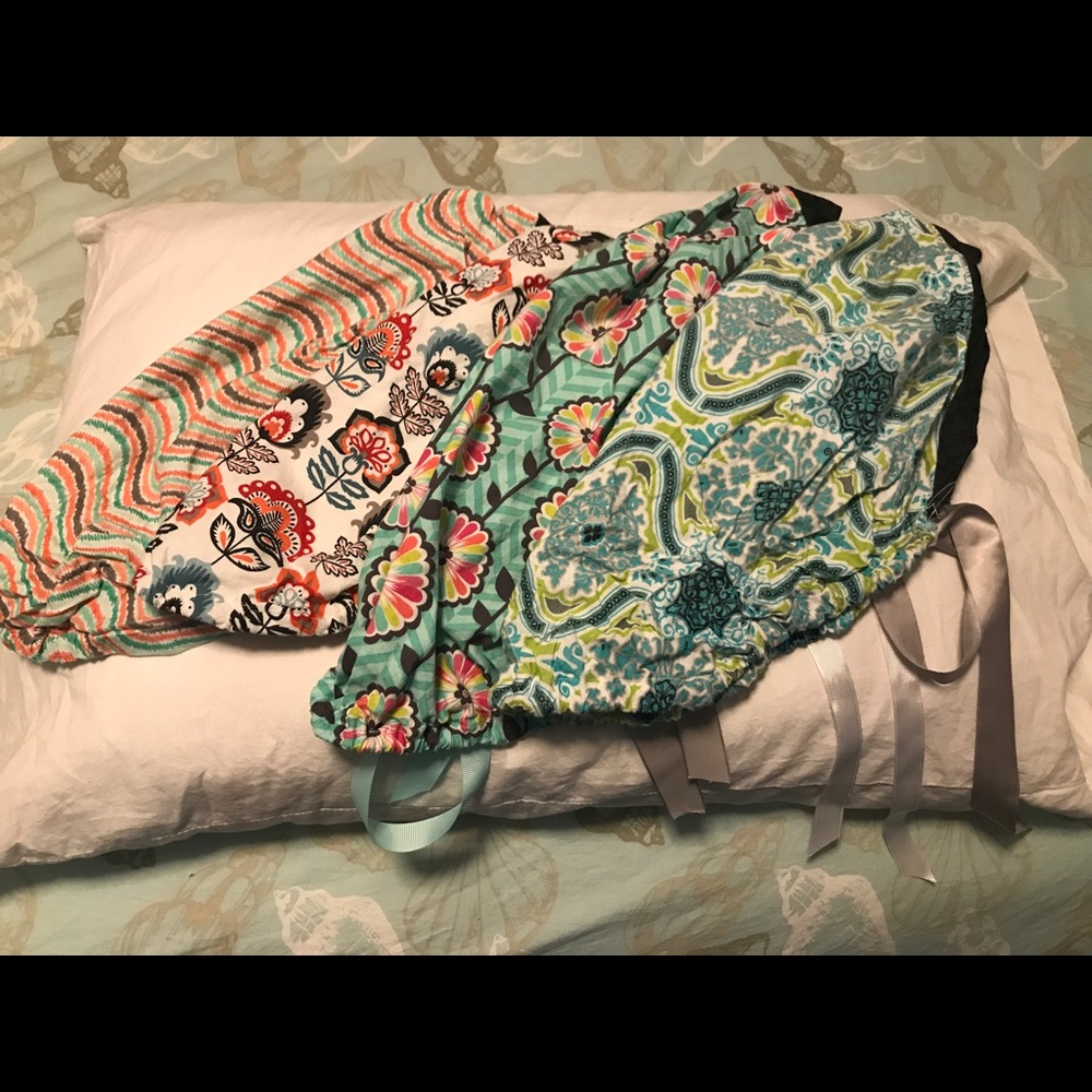 4 Scrub hat ponytail bundle