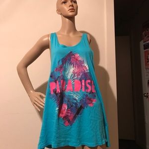 Turquoise tank top