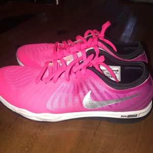 Pink Nike trainers