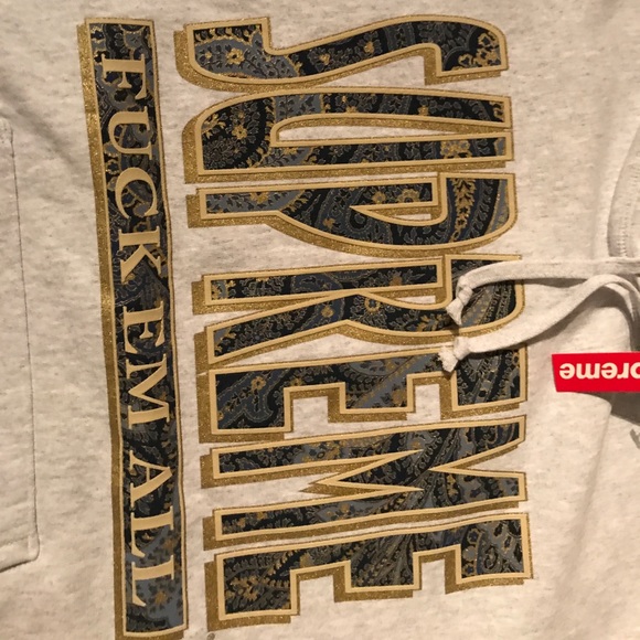 Supreme fuck em all hoodie - Picture 2 of 5