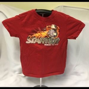 Starter Red Baseball T-Shirt Boys Size S (6/7)