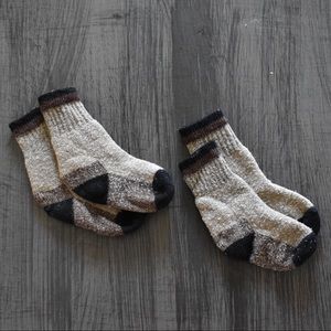 2 Pair Wool Socks • Size OS Youth