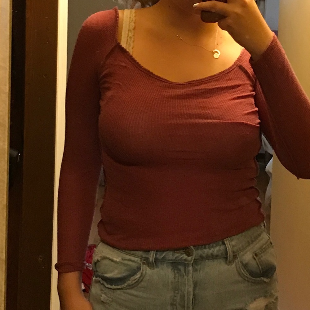 urban outfitters pink long sleeve