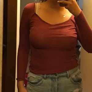 urban outfitters pink long sleeve